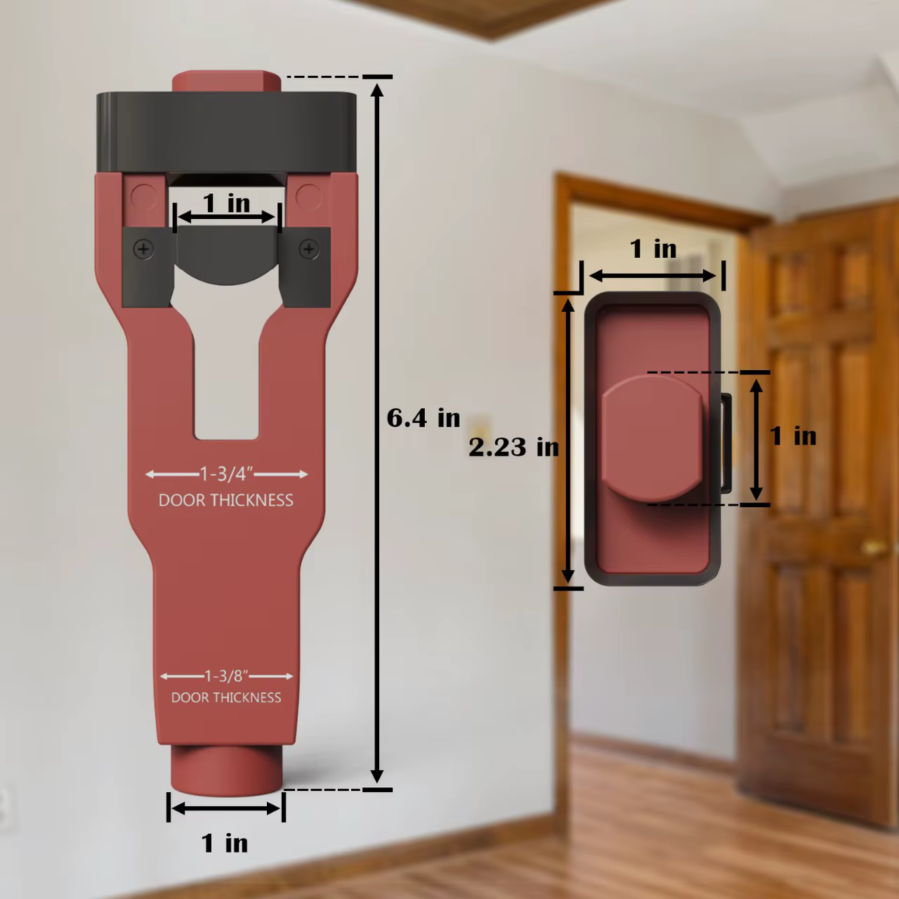 Outil de mortaise pour loquet de porte