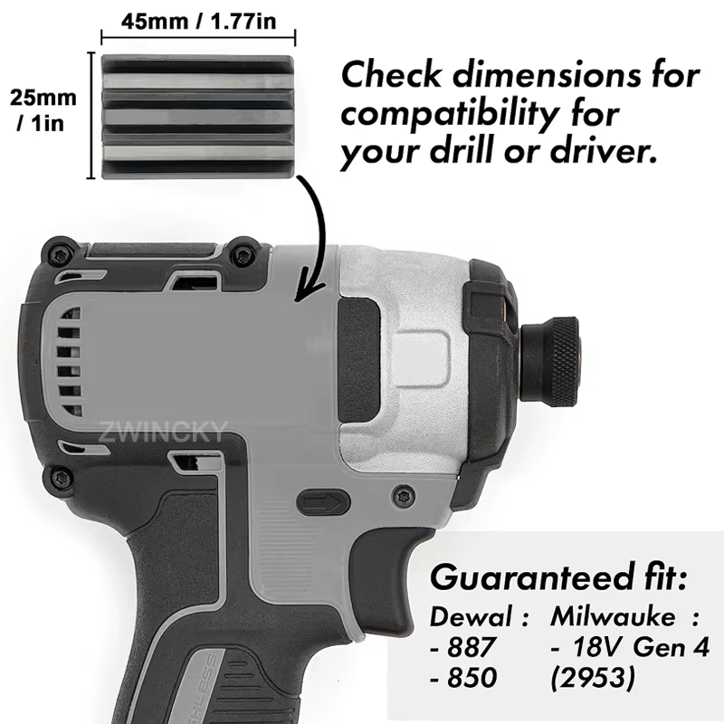 Support magnétique pour embouts de perceuse à percussion et perceuses électriques Dewalt/Milwaukee – Accessoires pour