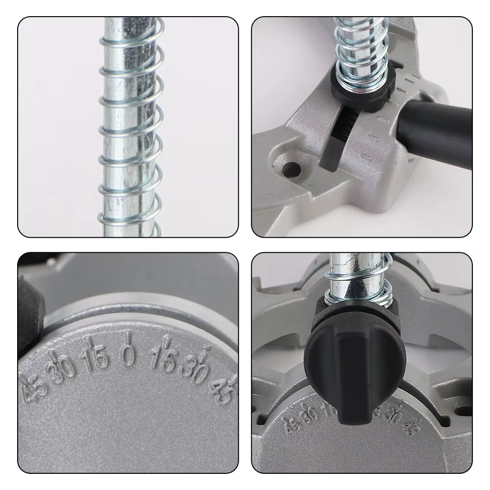 Support de perceuse multifonctionnel avec colonne en acier