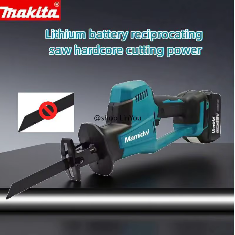 Scie sauteuse électrique Makita DJR189 18V pour couper le bois