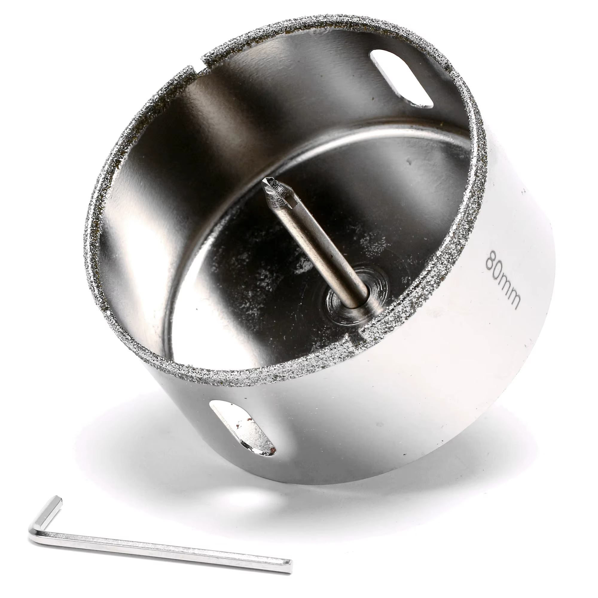 Forets de noyau de scie cloche revêtus de diamant de 18-125mm avec foret central de Position outils de maçonnerie pour carrelage de marbre de granit de verre