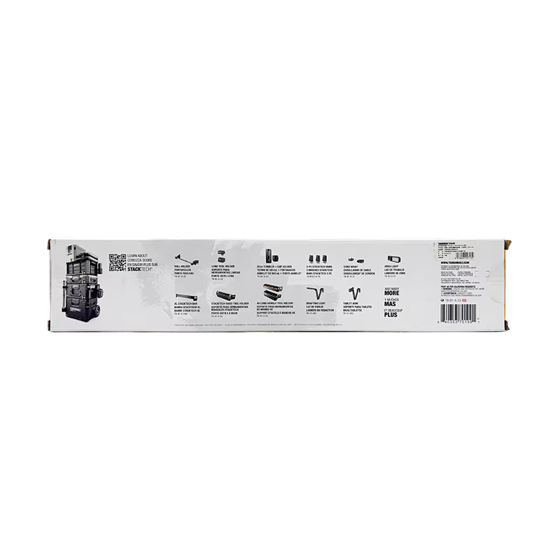 Boîte à outils empilable TOUGHBUILT Support magnétique dédié