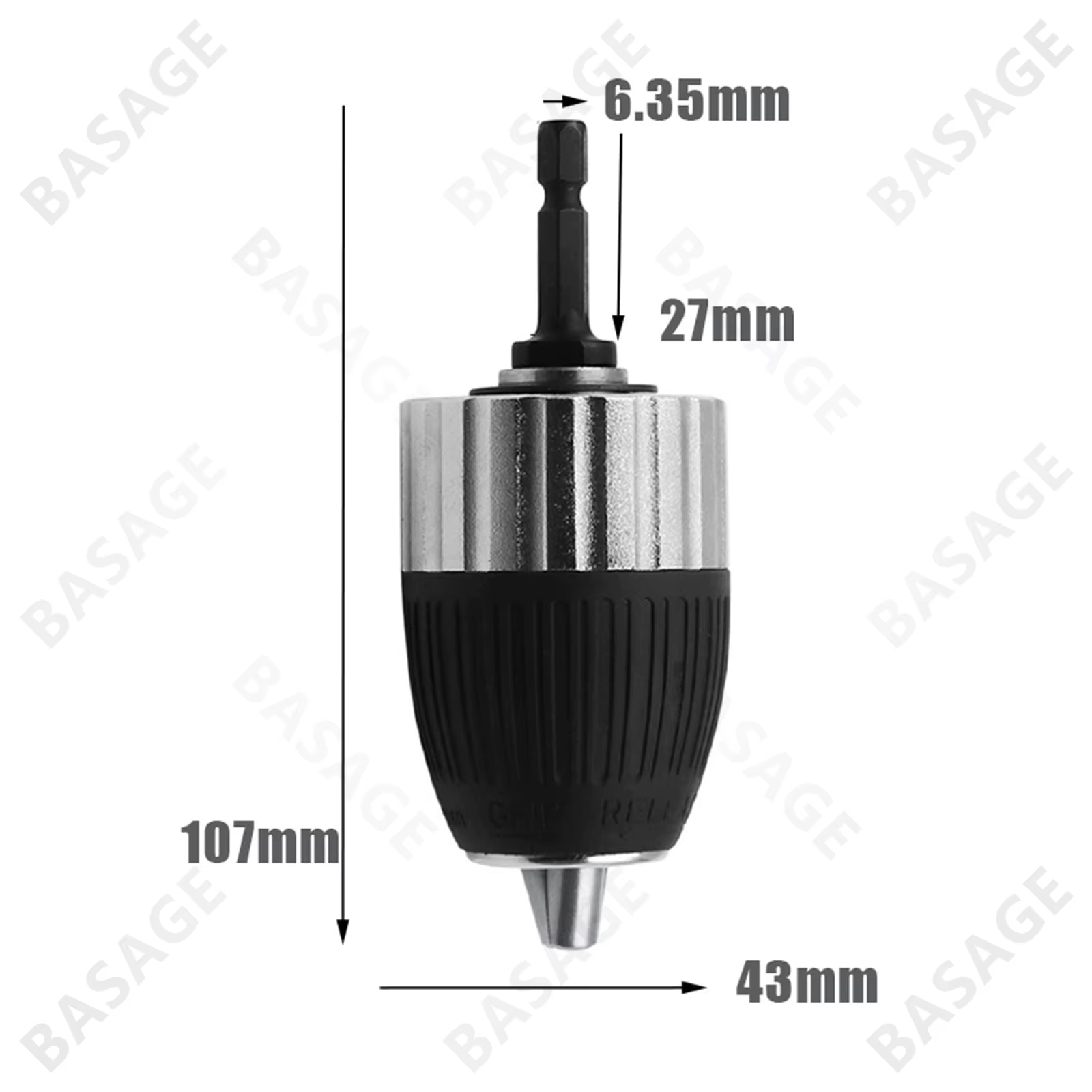 Mandrin de perceuse électrique 1.5-13mm