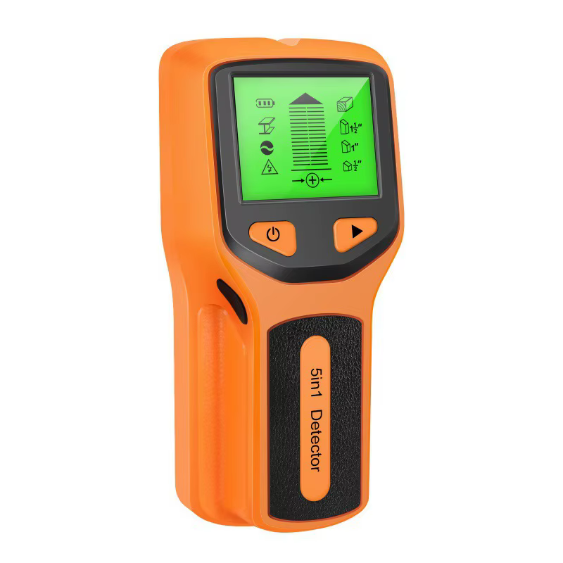 5in1 détecteur de goujons muraux écran LCD multifonctionnel portable pour bois câble de fil ca