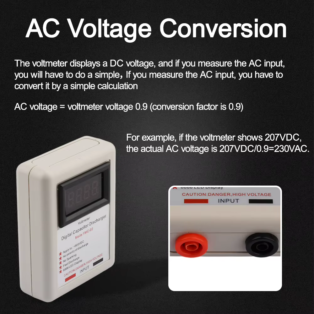 Déchargeur de condensateur numérique 800V
