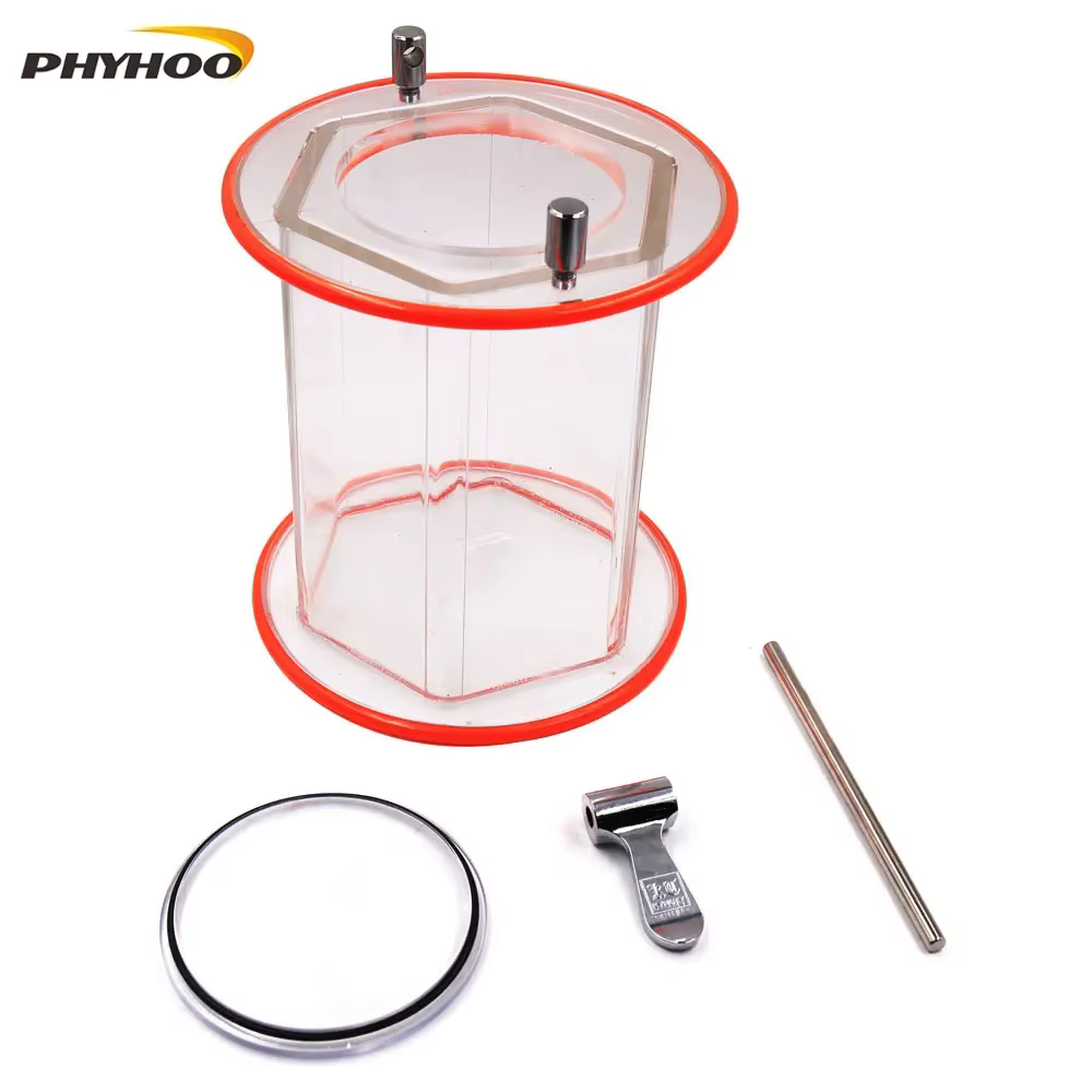 PHYHOO KT2000 KT-6808 Polisseuse rotative à tambour cylindrique pour bijoux