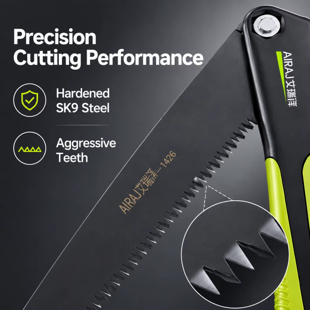 Nouvelle scie à main pliante en acier SK9