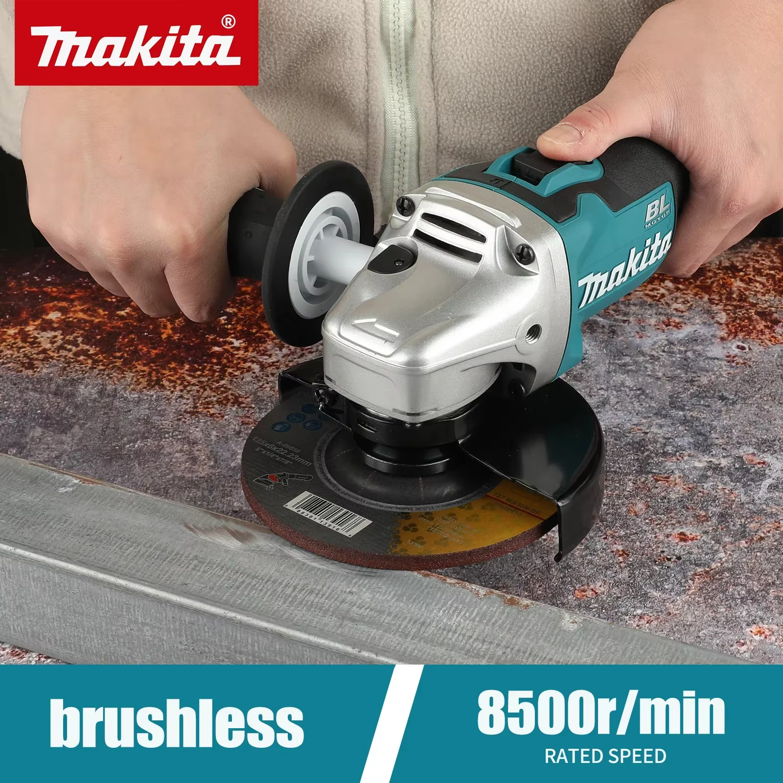 Nouvelle meuleuse d'angle électrique sans fil Makita DGA404 18V 125mm