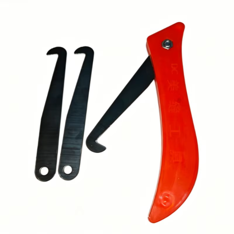 Outil de réparation de joints de carrelage, couteau à crochet en acier tungstène, outil de rainurage professionnel pour le nettoyage et l'élimination de la vieille coulis, outils manuels