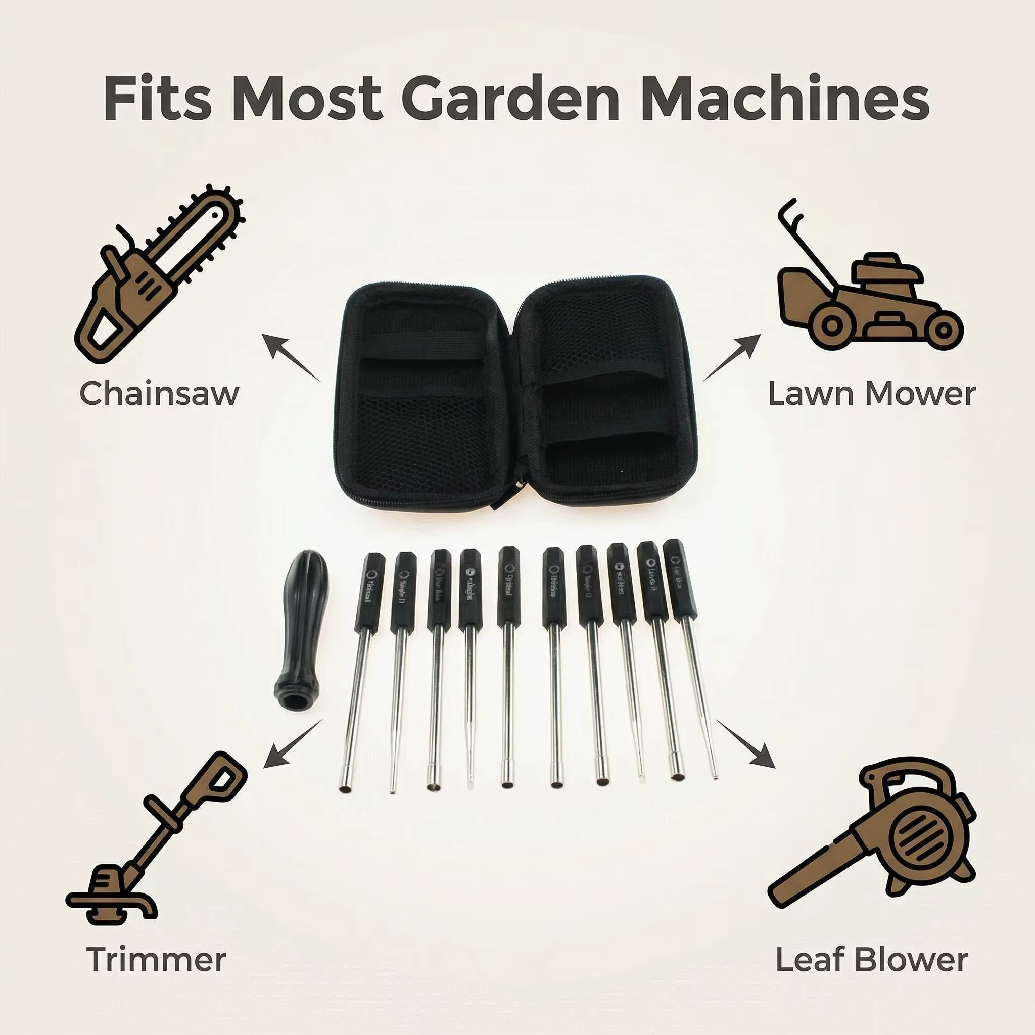 Kit d'outils de réglage de carburateur