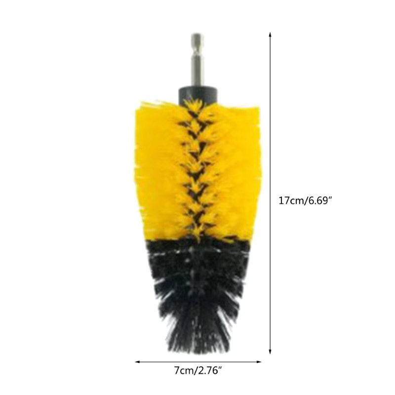 Brosse forage conique pointue pour le nettoyage des carreaux mur permettant d'économiser du temps l'énergie