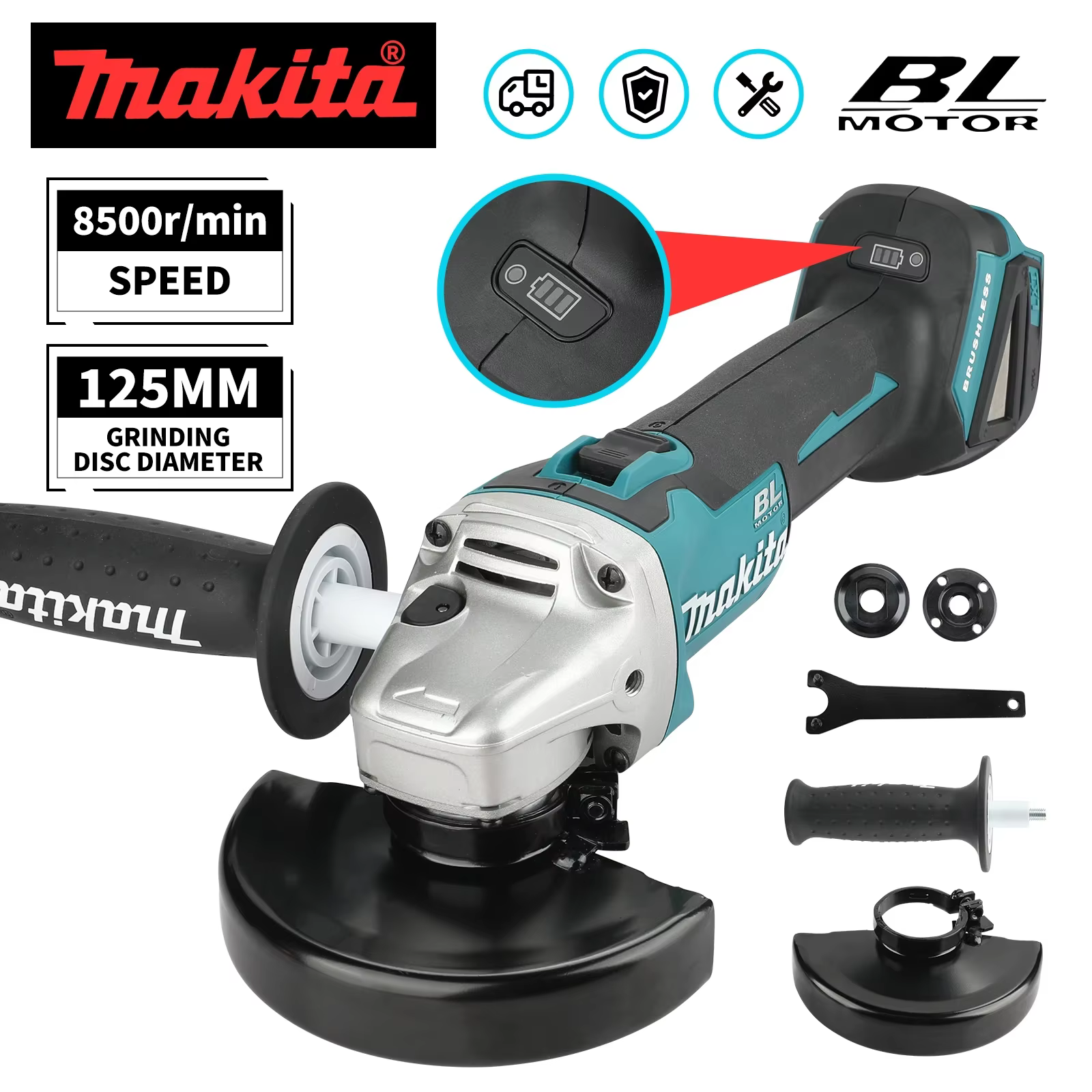 Meuleuse sans fil Makita DGA504