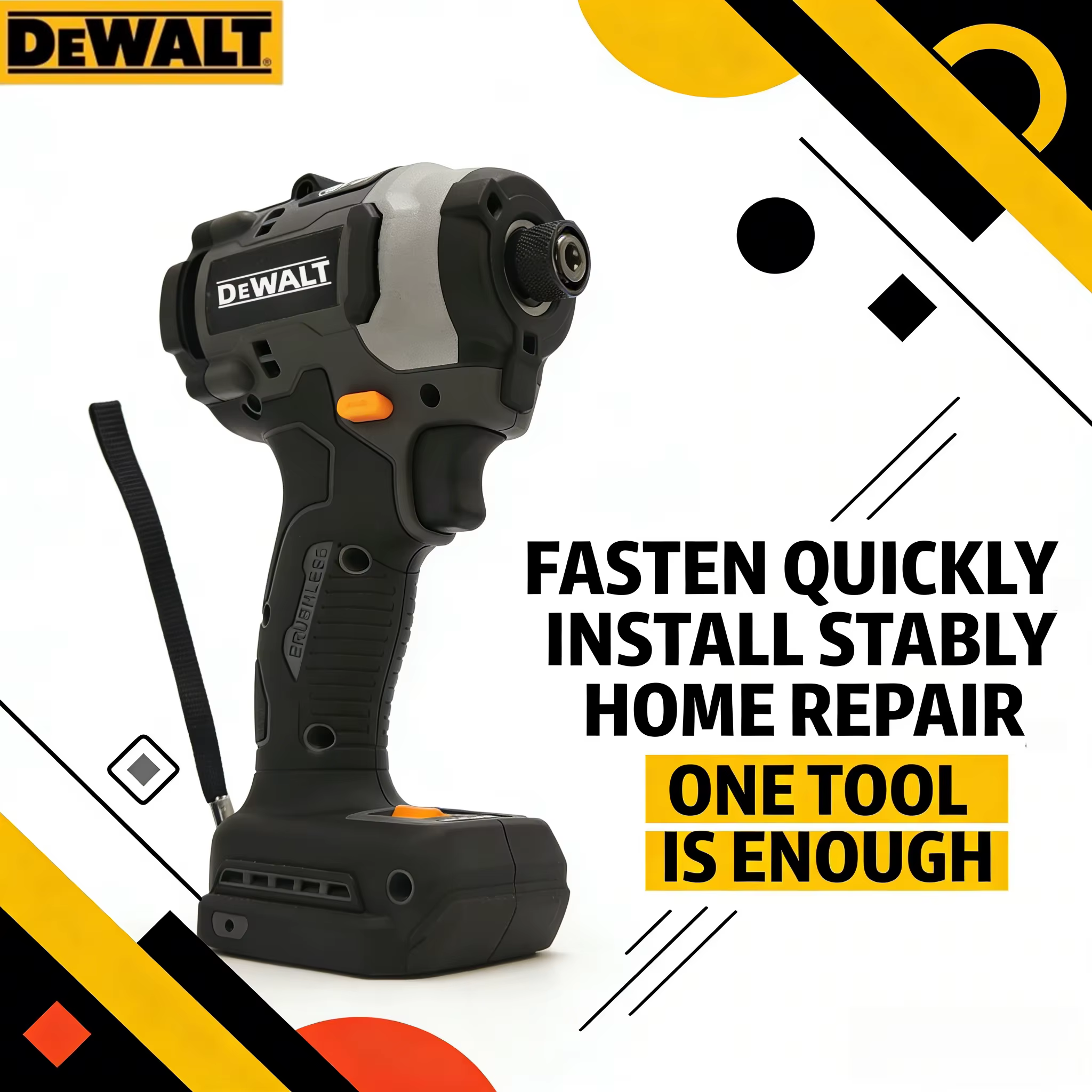 Perceuse à percussion sans fil DeWalt DCF85M : tournevis électrique multifonction