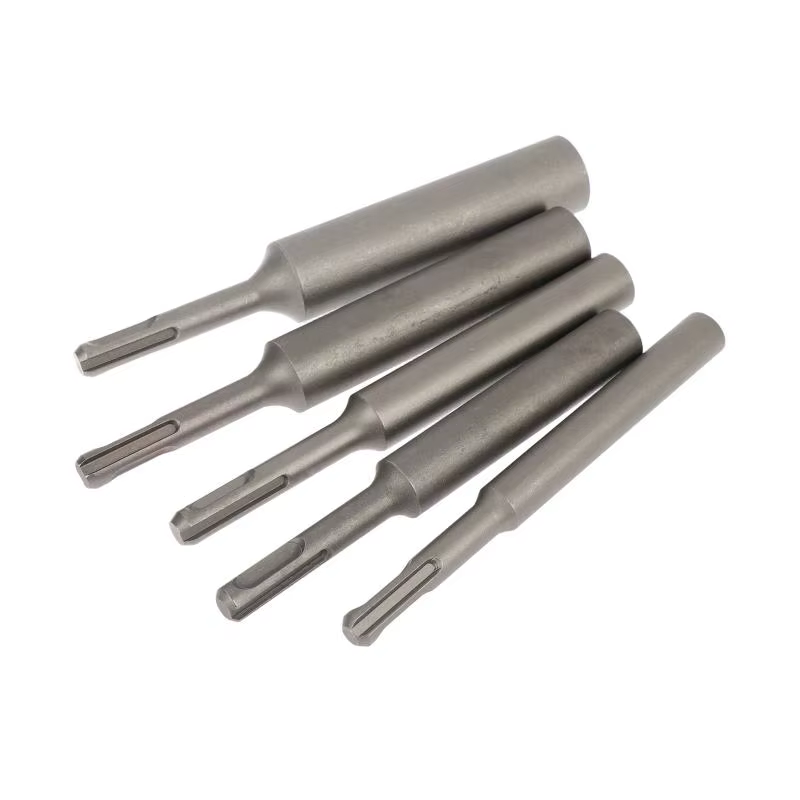 Poinçon de mise à la terre robuste en acier trempé pour tiges de 8/10/12/16/20 mm, compatible avec les outils électriques rotatifs, les marteaux perforateurs et les perceuses à percussion