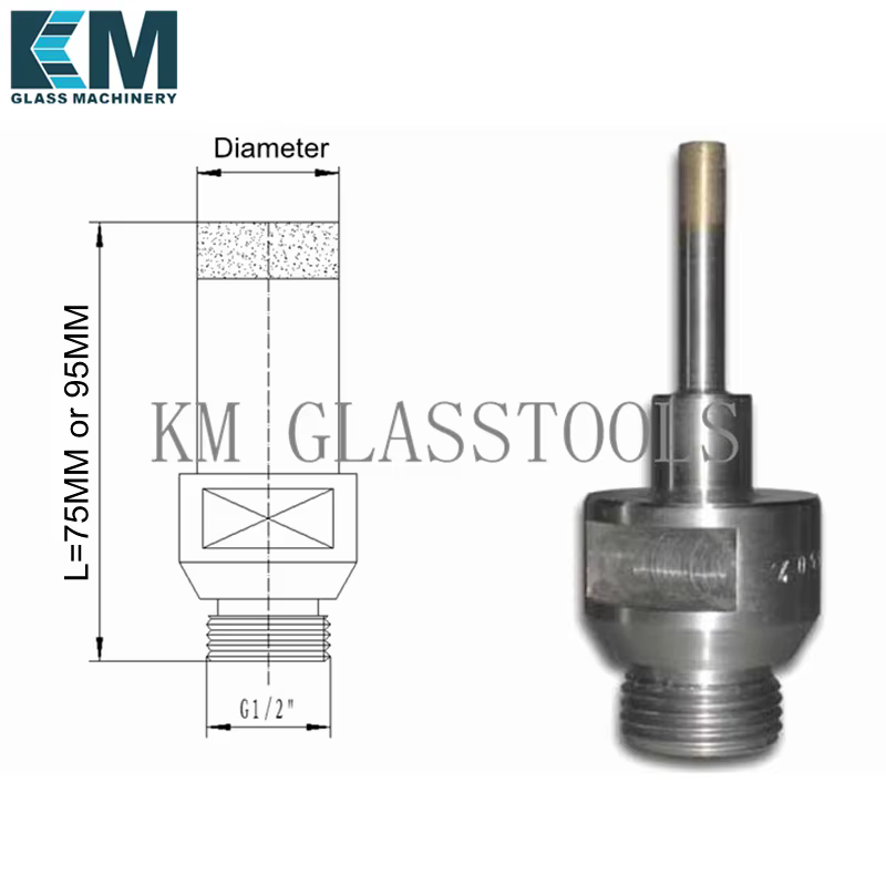 Nouvelle perceuse à verre! Diamètre 5 mm ~ 120 mm