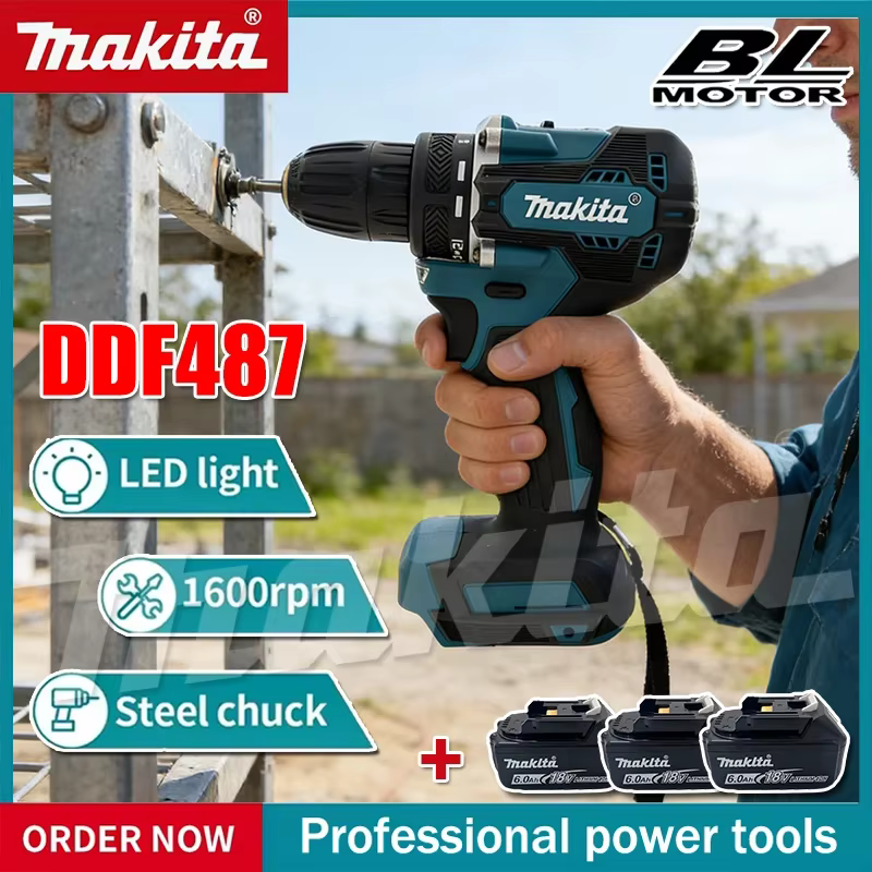 Nouvelle perceuse-visseuse sans fil Makita DDF487