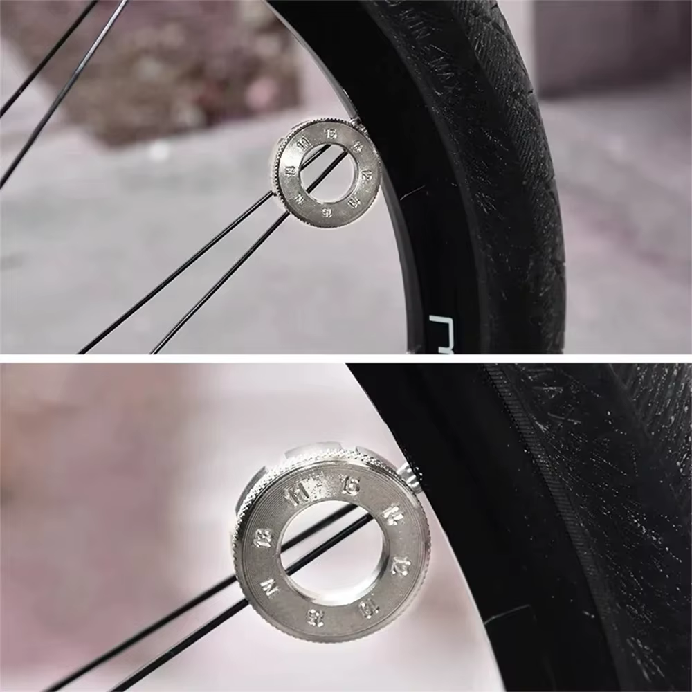 Bikersay clé de jante de roue de vélo Mini clé de réglage rainure à 8 voies clé de Tension de rayons