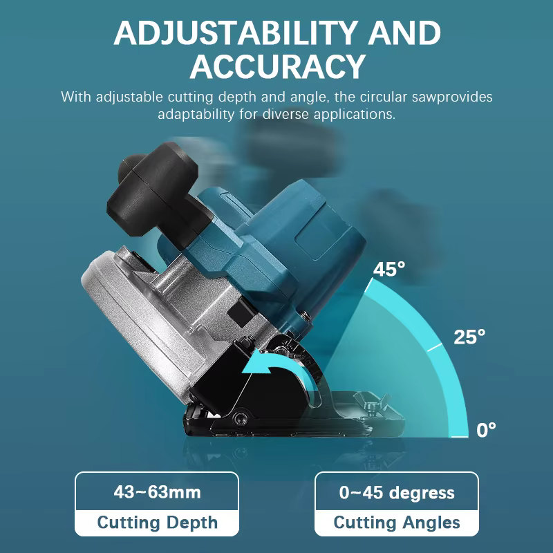 Makita – scie circulaire électrique sans balais de 5/7 pouces