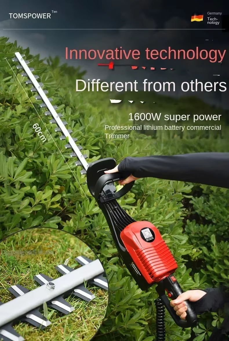 Taille-haie électrique professionnel pour le jardin de thé