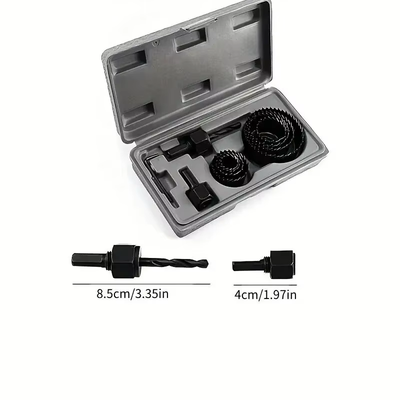 Kit de scie cloche en acier au carbone Durable