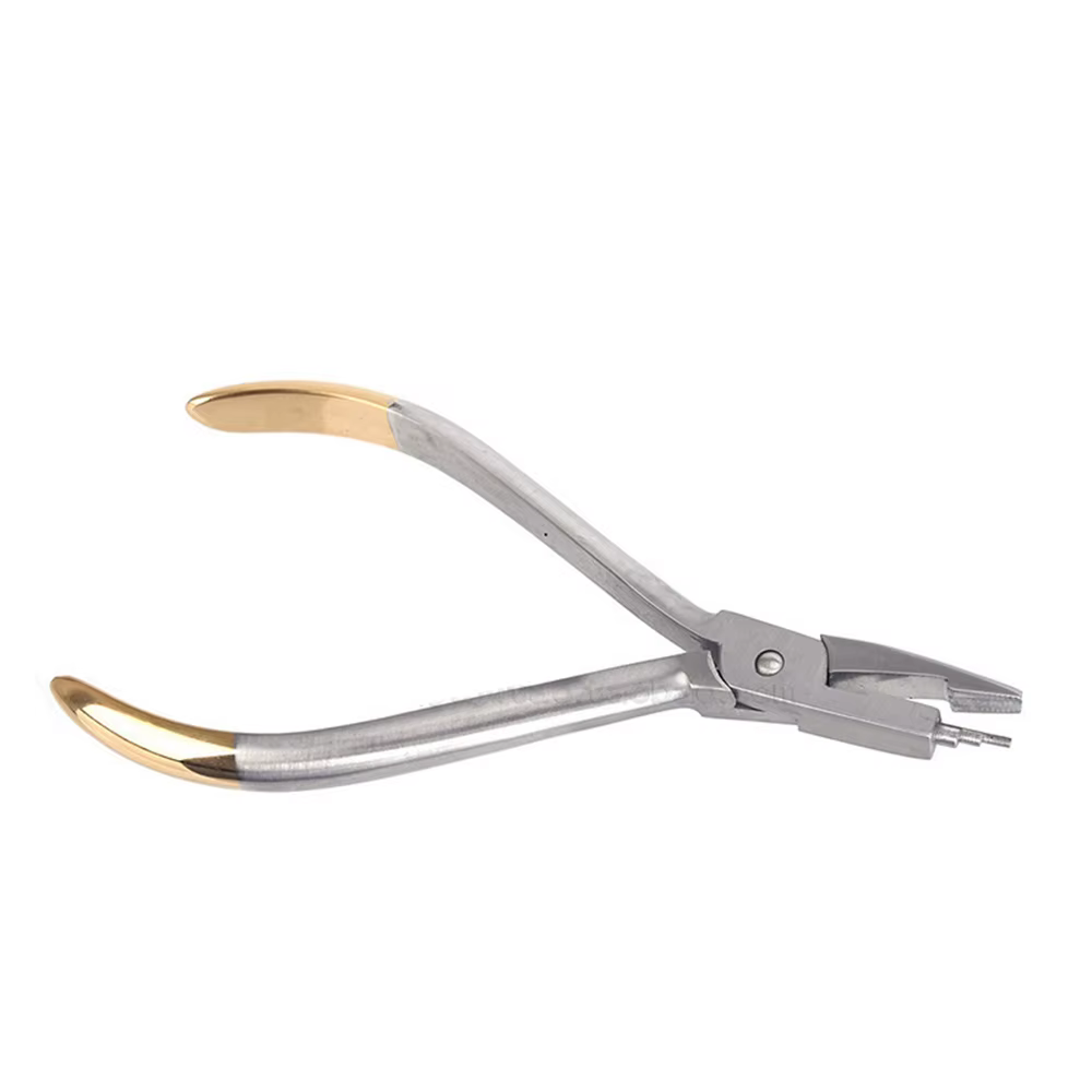 Pince à cintrer les boucles orthodontiques dentaires, pince à épiler et outil de formation de boucles oméga pour la flexion des fils d'arc, instrument de laboratoire pour les dentistes
