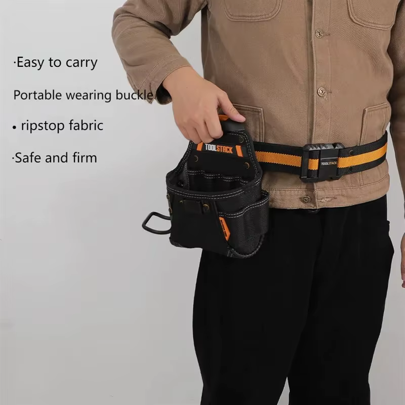 Ceinture de travail TOOLSTACK avec boucle en acier à dégagement rapide