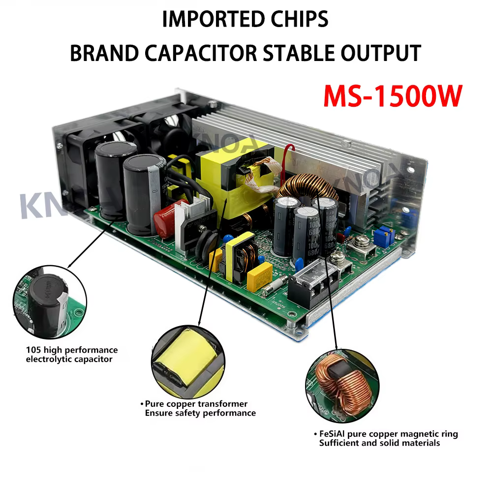 Alimentation réglable 500W 600W 1000W 1500W 0-12V 15V 24V 27V 30V 36V 48V 68V 72V 85V 110V 150V 220V DC laboratoire industriel Smps