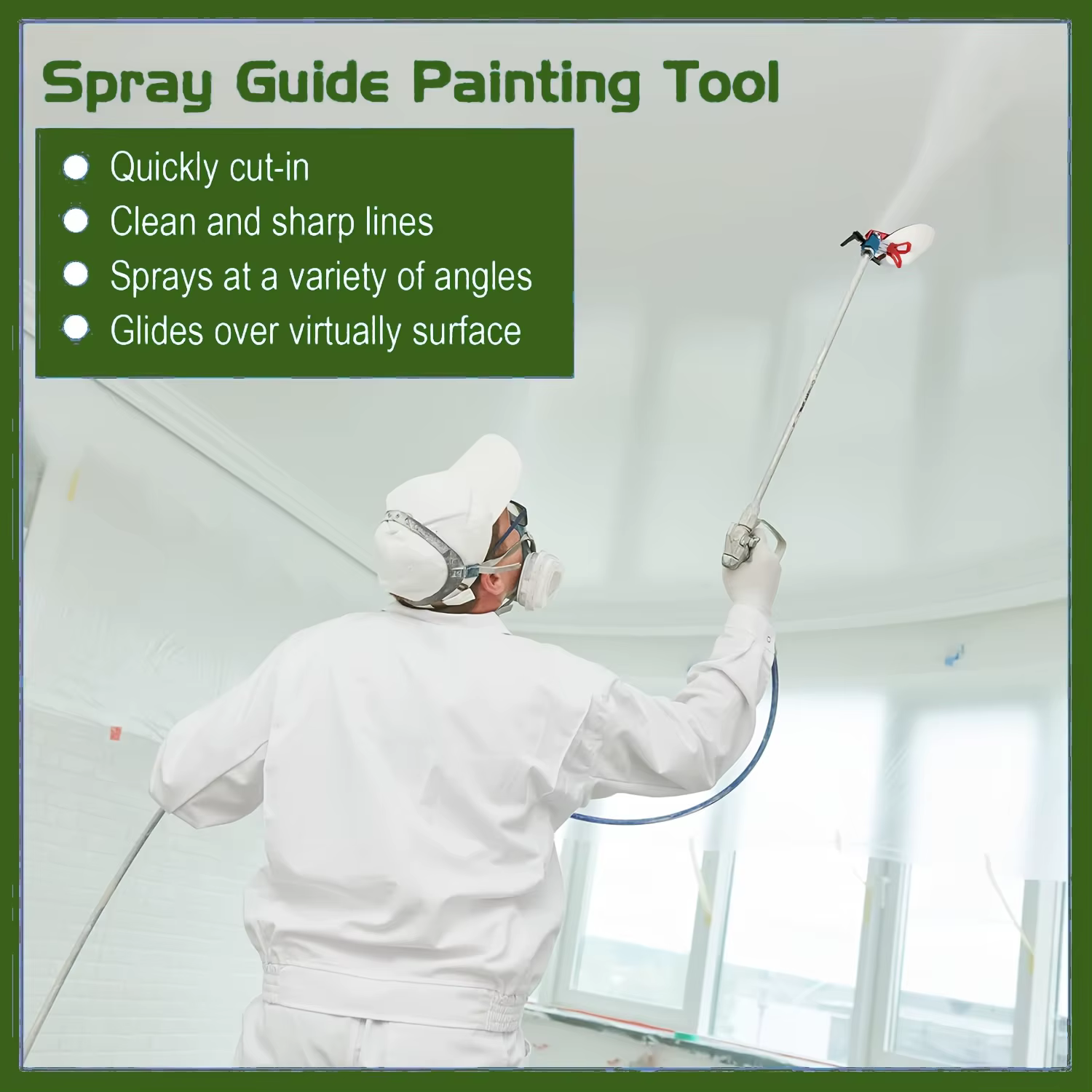 Kit de pulvérisateur de peinture sans air avec embouts 311/315 et perche d'extension de 20 cm