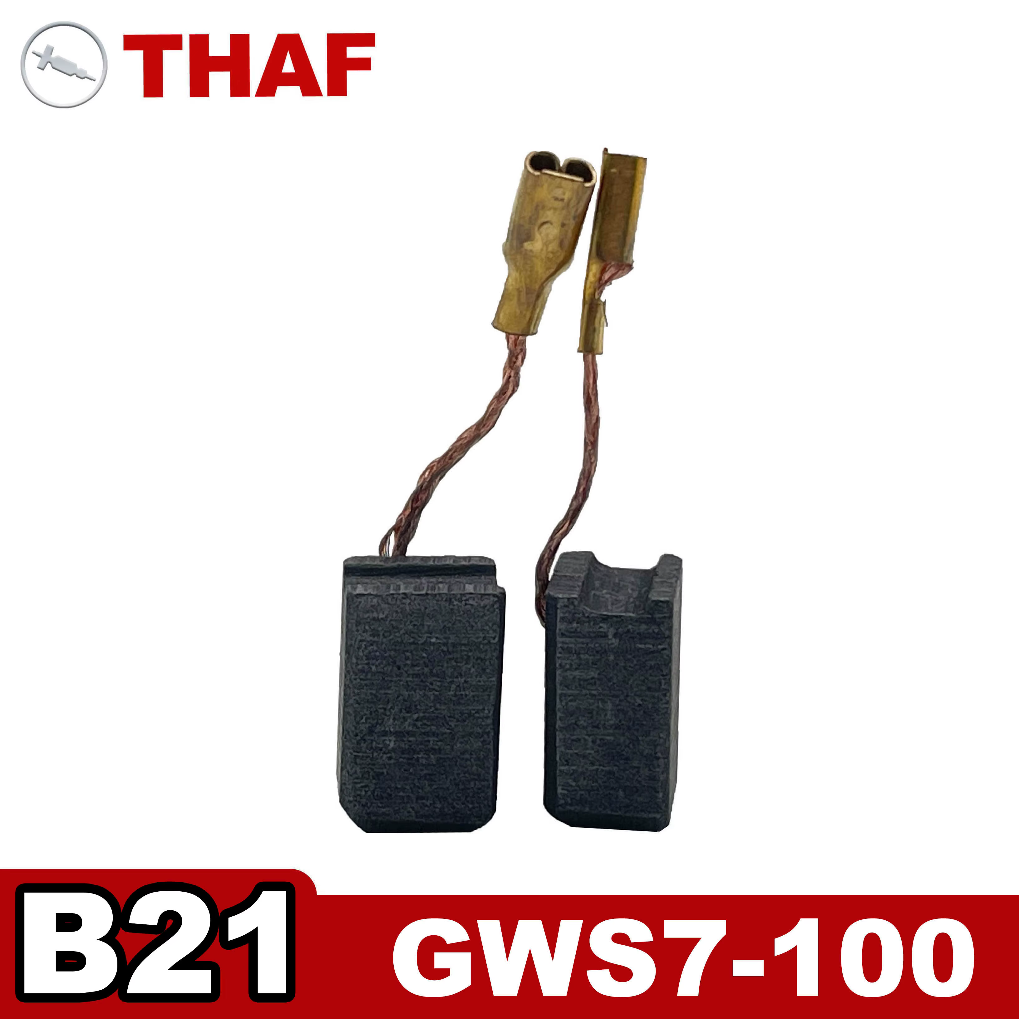 Jeu De Balais Remplacement Pièces de rechange pour BOSCH Meuleuse Angulaire GWS7-100 GWS7-115 GWS7-125 B21