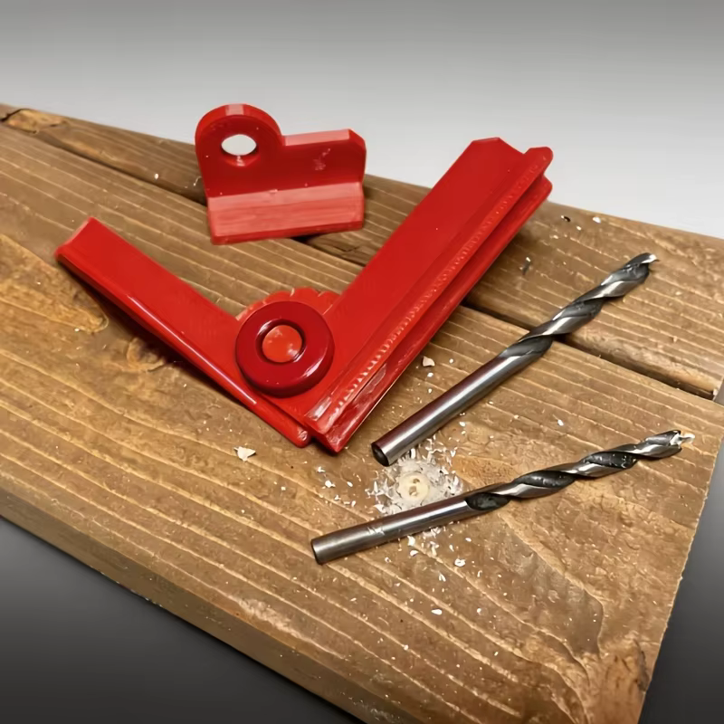 Guide de perçage à 5 angles : 0 ° -90 ° Outil de travail du bois portable