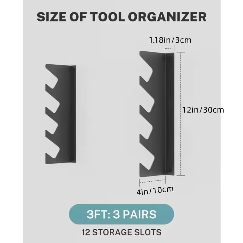 Étagère à outils murale pour garage