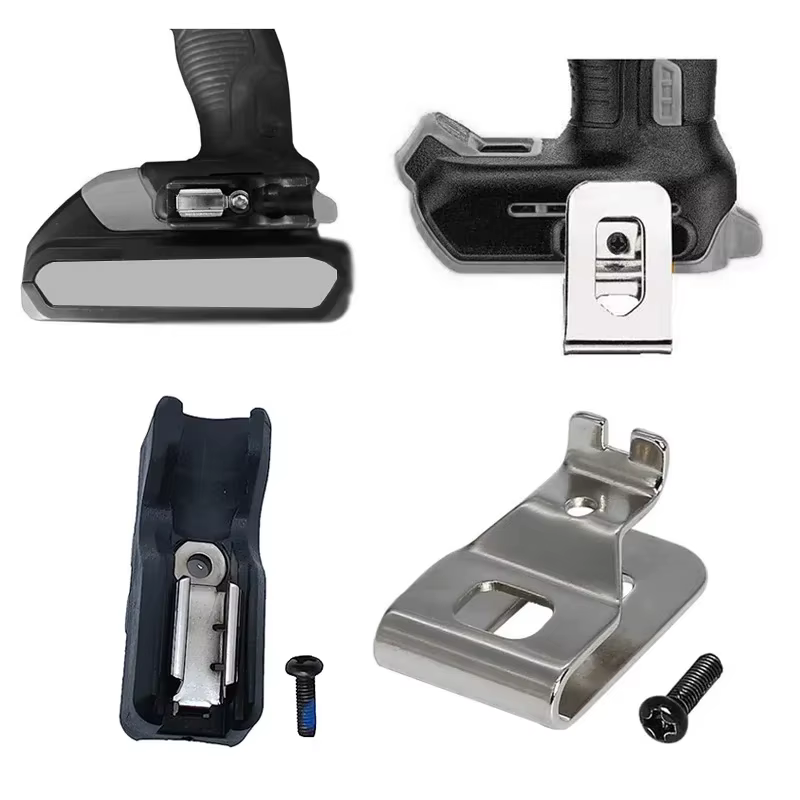 1 ensemble de supports de tournevis électriques avec clip de fixation pour ceinture et vis de remplacement pour perceuses et visseuses à chocs Dewalt/Makita/Milwaukee
