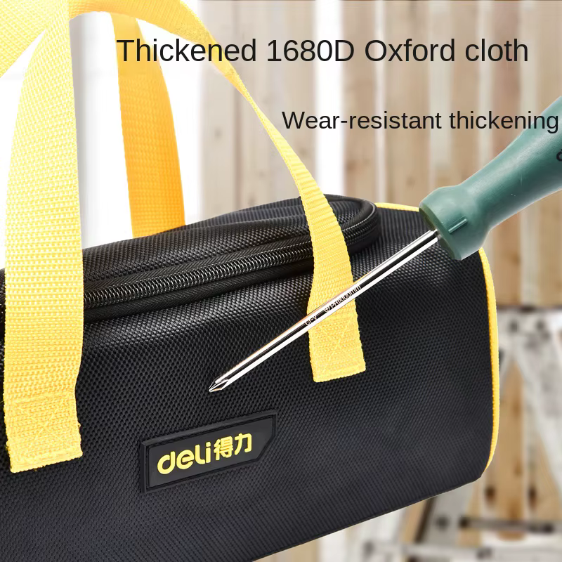 DELI petit sac à outils 1680D Oxford professionnel électricien