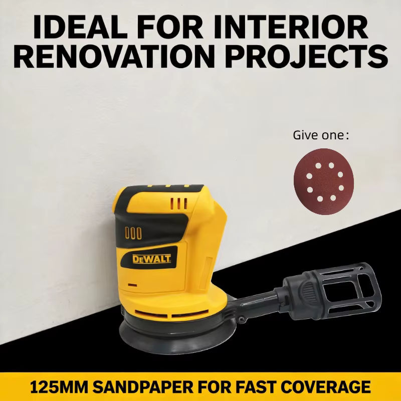 Ponceuse orbitale sans fil Dewalt 110000RPM : Outil multifonctionnel de meulage et de polissage (compatible avec les batteries 20V)