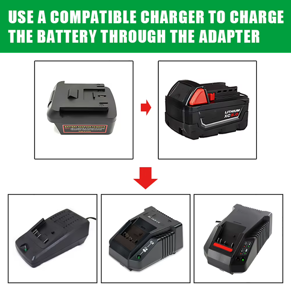 Adaptateur de batterie pour outils Bosch 18V