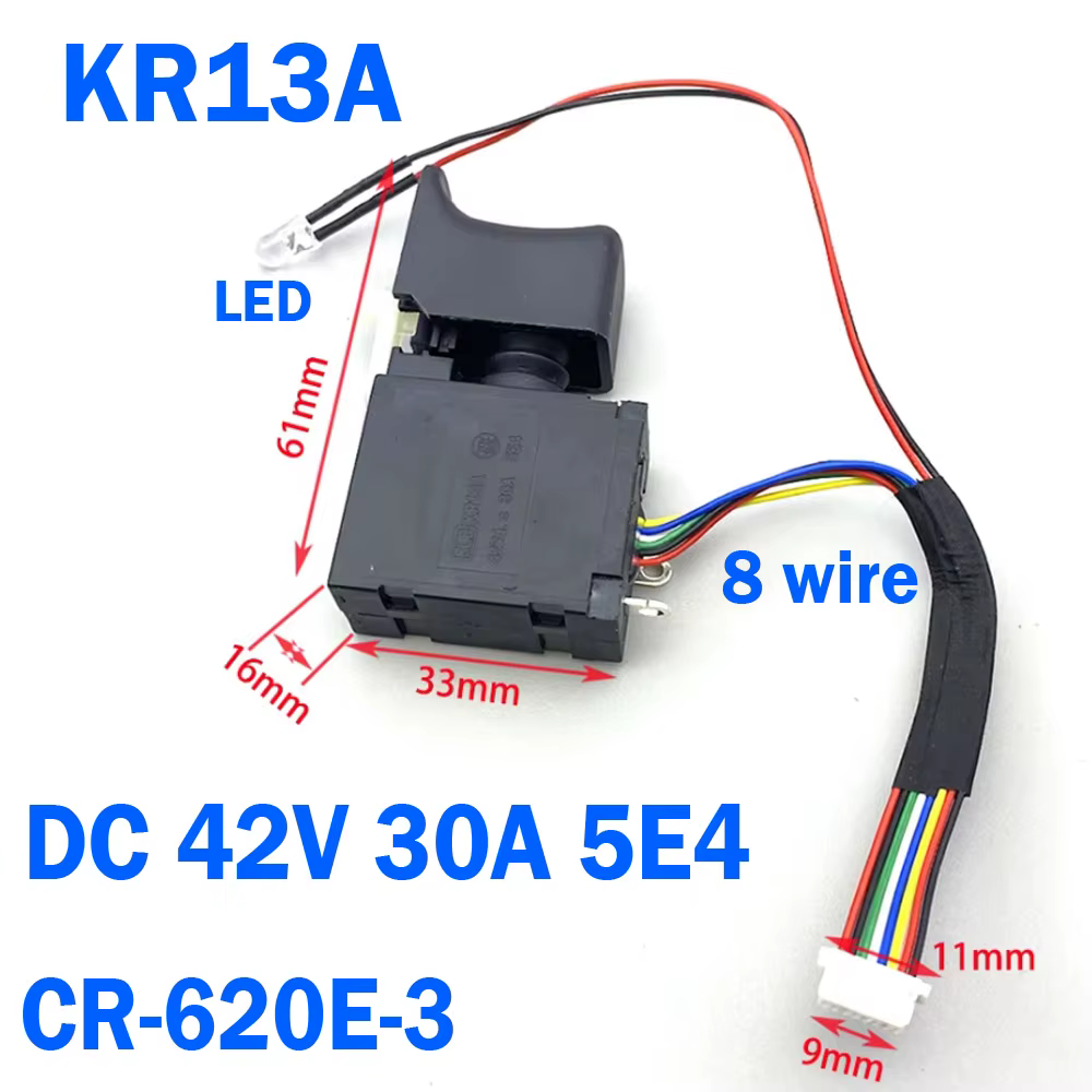 Perceuse électrique DC 36V 42V 60V