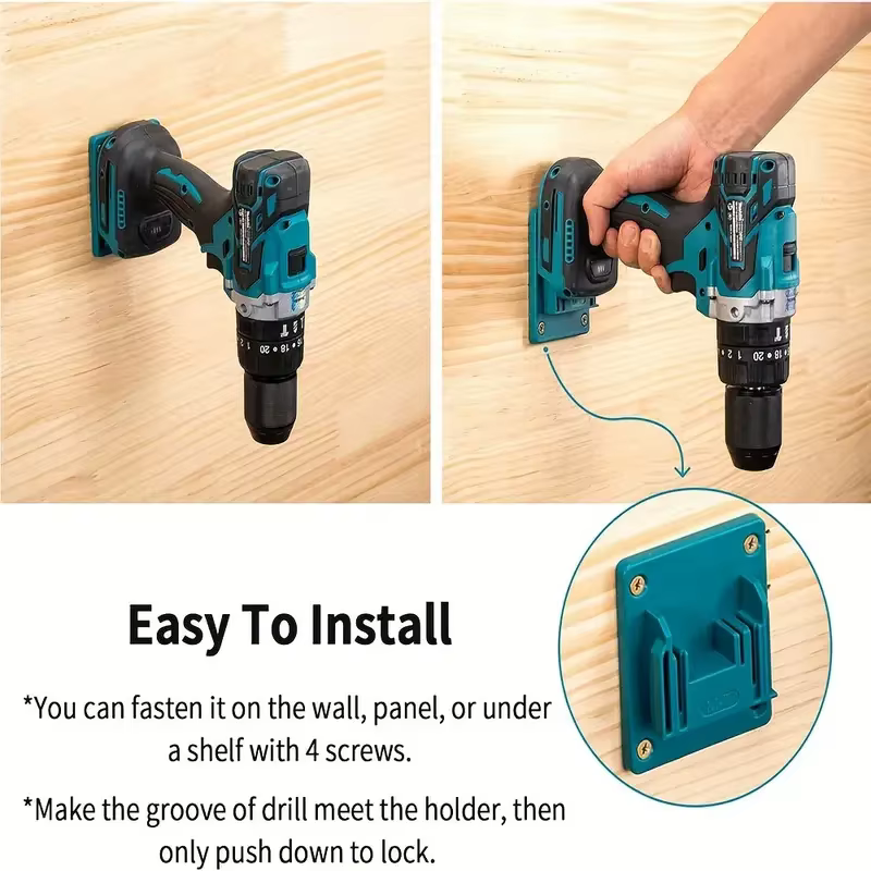 5-10 paquets de porte-outils ou porte-batterie pour Makita 18V