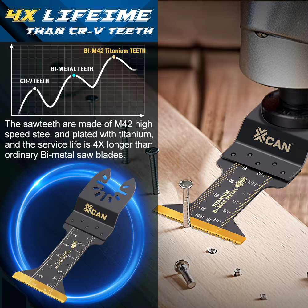 Précision bimétallique de lame de scie de oscillation multifonctionnelle de CMCP 34/44mm