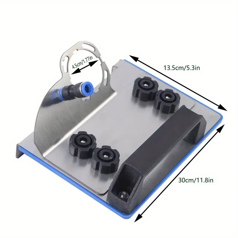 Support pour meuleuse d'angle pour carreaux, outil de chanfreinage à 45 degrés pour la découpe de carreaux, céramiques et pierres, avec support de chanfreinage