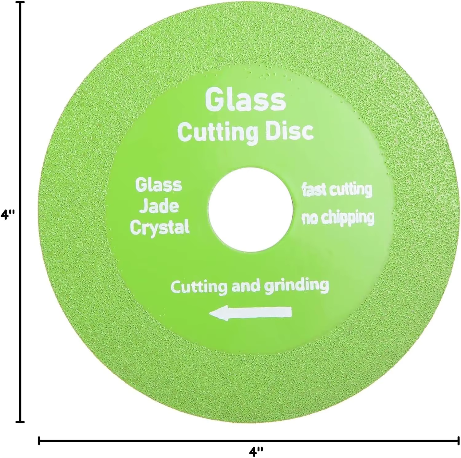 Disque de coupe de roues coupées en diamant Ultra-fin de 4 pouces