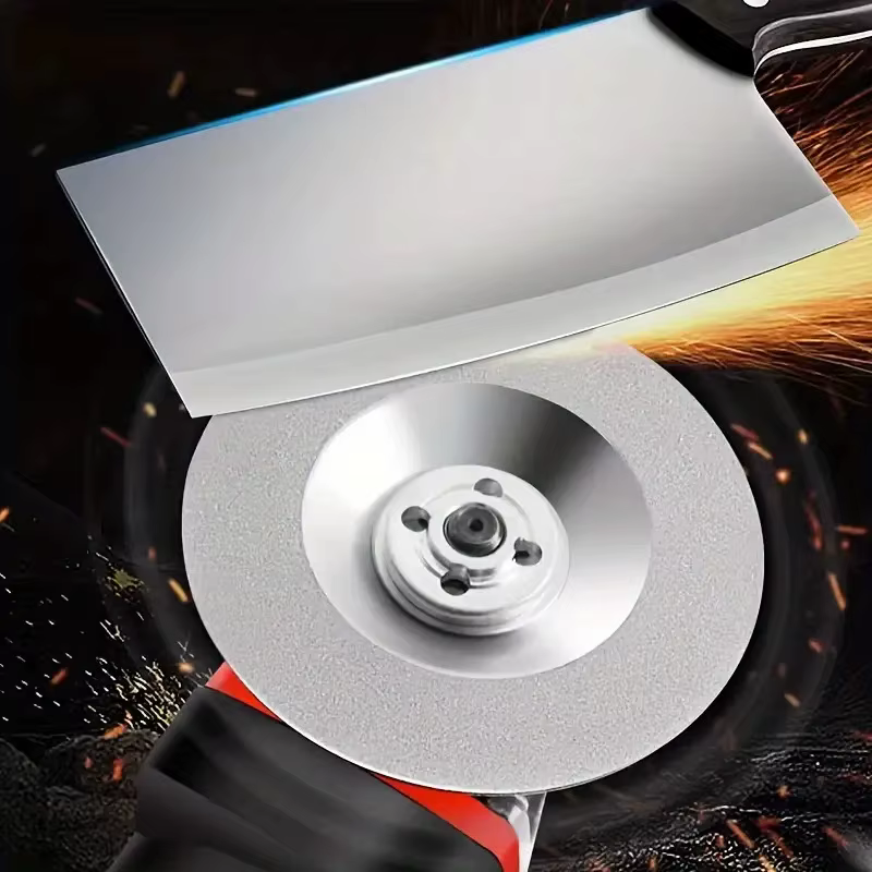 2 lames de meulage en verre diamanté pour carrelage