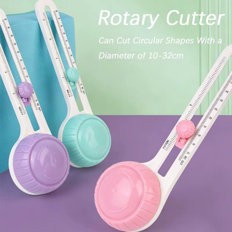 Outil de découpe de papier rond, coupe-papier manuel polyvalent pour scrapbooking, création de cartes et projets de bricolage pour l'étude et le bureau