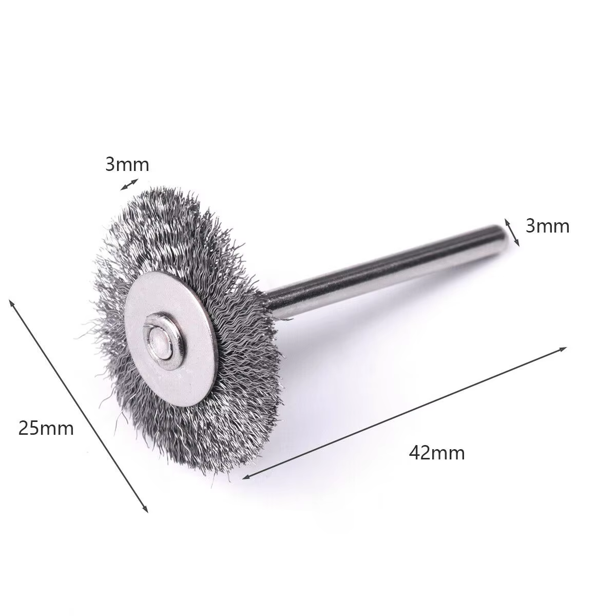 Brosse métallique en acier Dremel