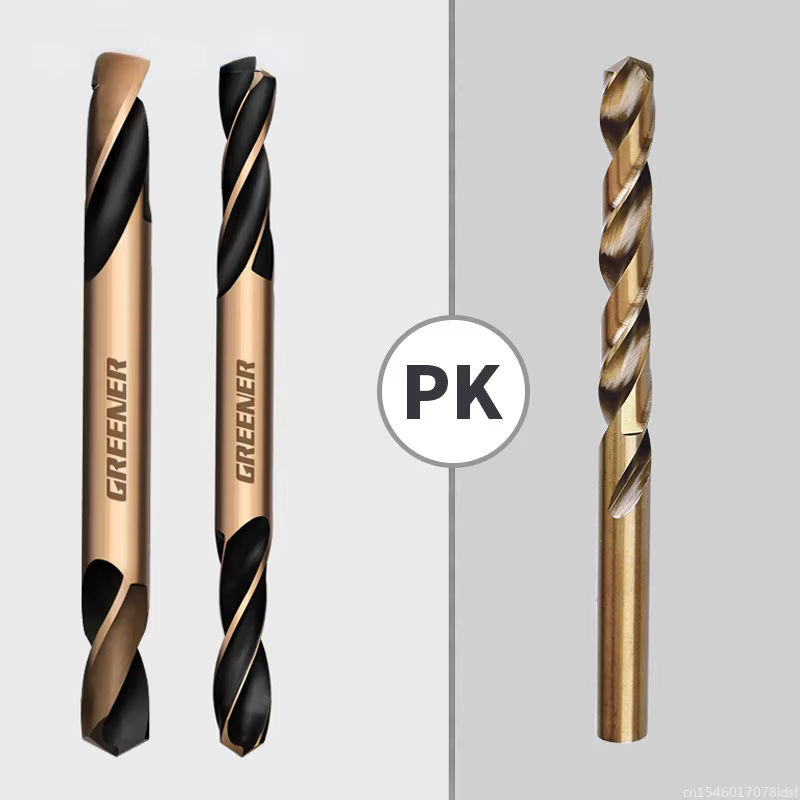 GREENER – foret à Double tête en acier inoxydable 3.0-6.0mm, foret ultra-dur en fer