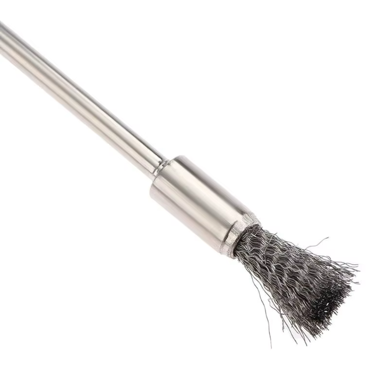 R9uf en acier métallique brosse en laiton mini-pinceau rotatif outil