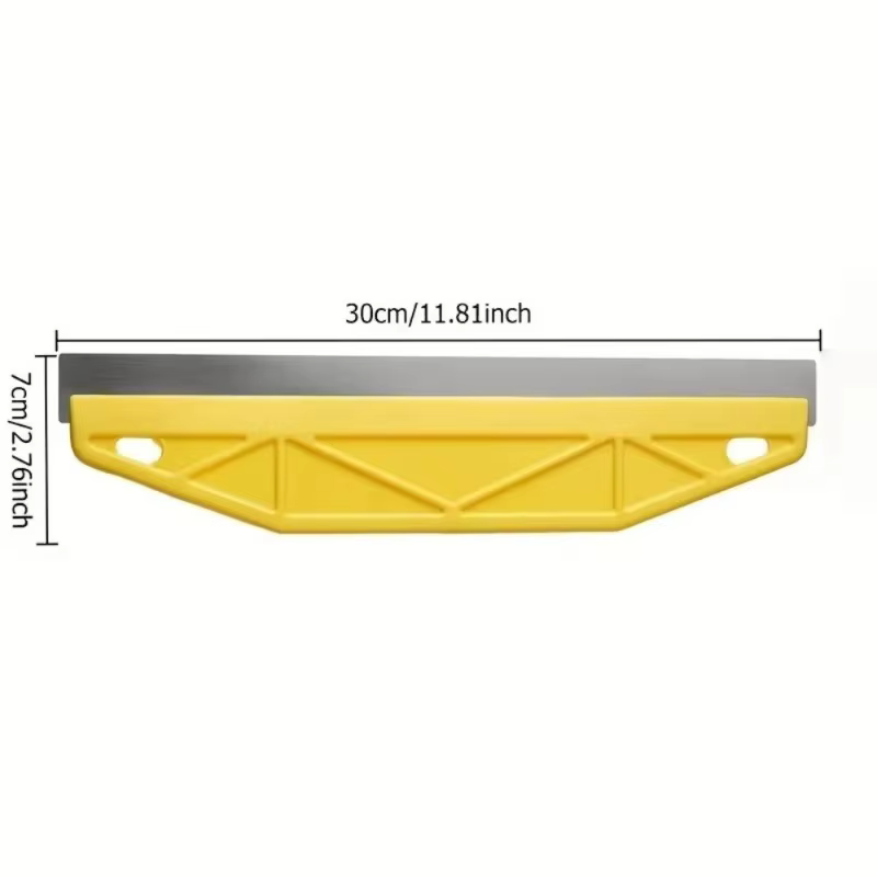 Bordure de peinture robuste jaune avec poignée ergonomique – Outil