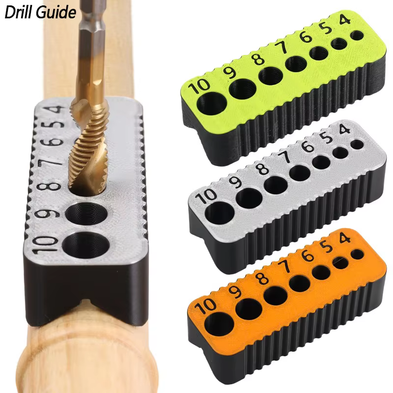 Guide de perçage adapté aux trous de 4/5/6/7/8/9/10 mm, outil de perçage DIY, bloc de perçage, outil de jonction, accessoire de précision multifonctionnel