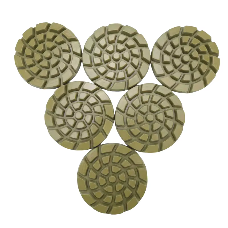 Tampons de polissage de sol en diamant