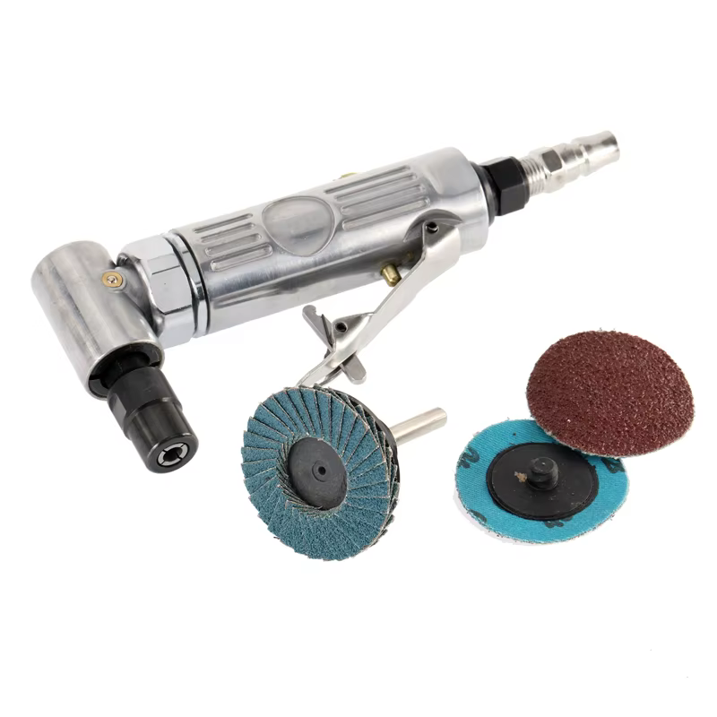 Mini Meuleuse d'Angle à Air 1/4 Résistante à 90 °, Polisseuse de Meulage Pneumatique, Machine à Graver, Kit d'Outils Carimplantés avec /05/2019 de Ponçage