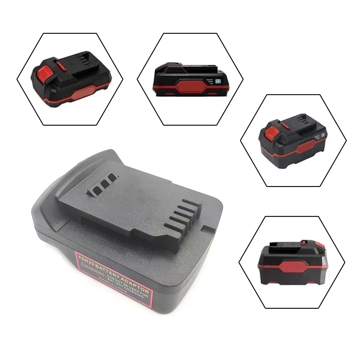 Adaptateur de batterie convertit pour Batteries au Lithium Parkside 20V